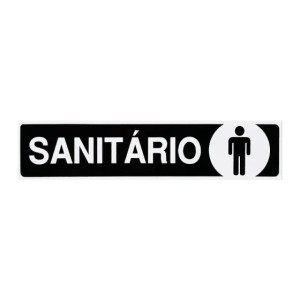Placa Sinalizadora Sánitario Masculino ACESSO