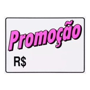 Placa Sinalizadora Promoção ACESSO