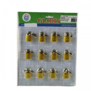 Cadeado Encartelado C/12 20MM TRI-BOM