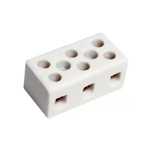Conector de Porcelana 10MM 3 POLOS KBR
