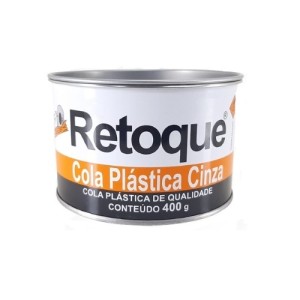 Massa Plástica Cinza 400G RETOQUE