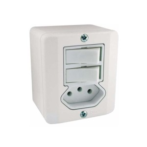 Interruptor Duplo e Tomada S/X RADIAL