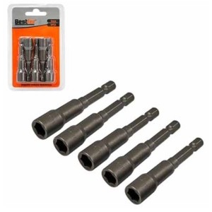 Soquete Canhão Magnético 6MM C/5 BESTFER