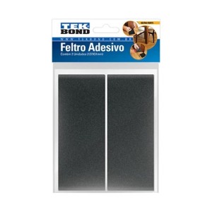 Feltro Retangular 127X51MM TEK BOND