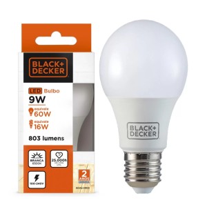 Lâmpada Led 9W BLACK DECKER