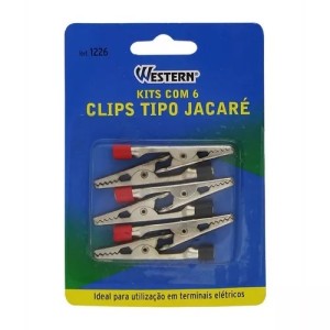 Clip Tipo Jacaré C/6 WESTERN