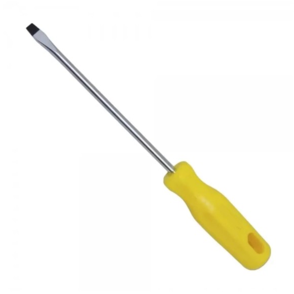 Chave Fenda 1/8X6" Cabo Amarelo HAMMER