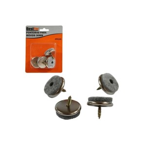 Ponteira P/Movéis Feltro 30MM C/4 BESTFER