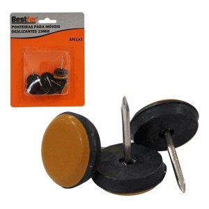 Ponteira P/Movéis Deslizante 19MM C/8 BESTFER