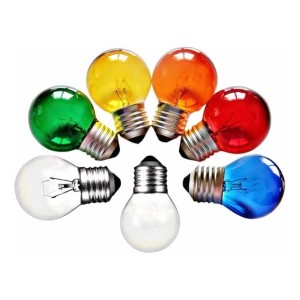 Lâmpada Bolinha Colorida 127V THOMPSON