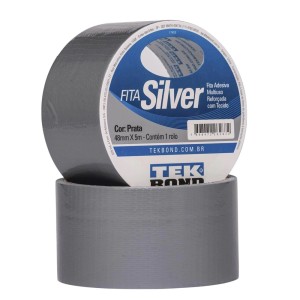 Fita Silver Tape Prata 48MMX5M TEK BOND