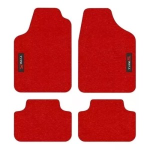Tapete Carro Universal TYPER Vermelho AUTO TAP
