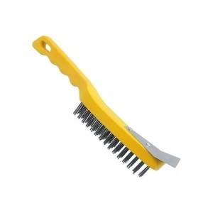 Escova de Aço C/Raspador SAFARI