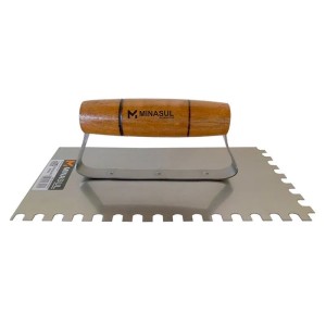 Desempenadeira Aço Dentada 12X25 MINASUL