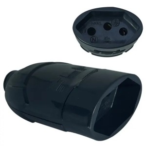 Pino Femêa 20A 2P+T Preto FLP