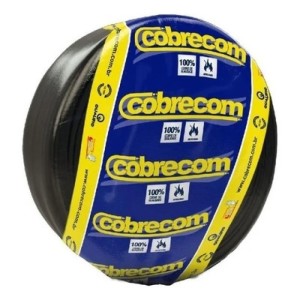 Cabo Flexível 4,0MM 100M Preto COBRECOM