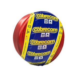 Cabo Flexível 4,0MM 100M Vermelho COBRECOM