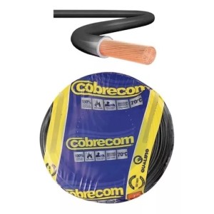 Cabo Flexível 10,0MM 100M Preto COBRECOM