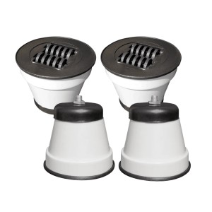 Pé Geladeira/Fogão Redondo Branco C/4 PRATIC