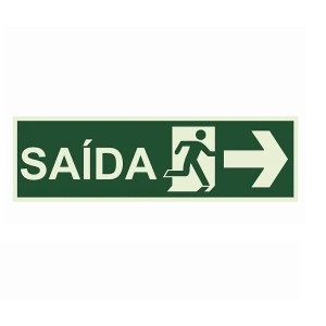 Placa Sinalizadora Saída Direita PACIFIC