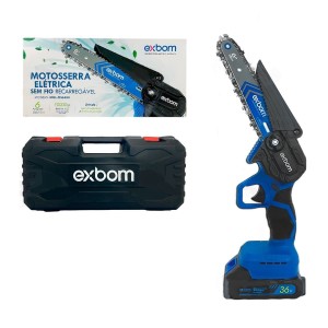 Motossera Elétrica Recarregável EXBOM