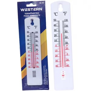 Termômetro Plástico Ambiente WESTERN