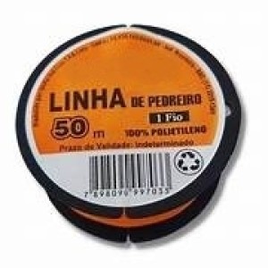 Linha de Pedreiro Laranja 50MTS C/12 POLIFIO