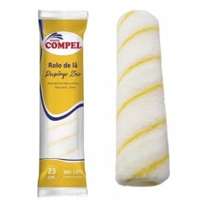Rolo Pintura S/Cabo Respingo Zero 23CM COMPEL