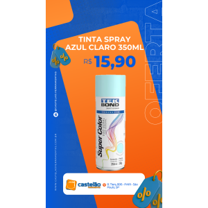 Tinta Spray Azul Claro 350ML TEK BOND