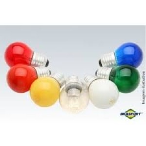 Lâmpada Bolinha Sortida BRASFORT