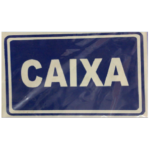 Placa Sinalizadora Caixa JAIME