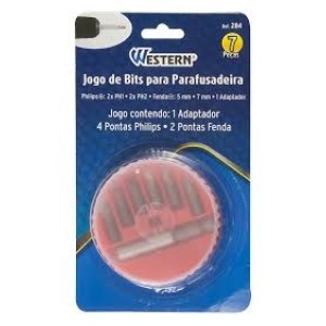 Ponta Furadeira C/7 BITS WEST