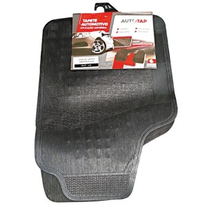Tapete Carro Universal Tech Preto AUTO TAP