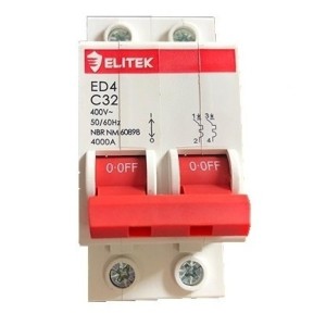 Disjuntor Bipolar 32A ELITEK