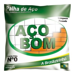 Palha Aço Nº0 C/20 AÇO BOM