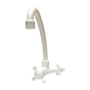 Torneira Bica Móvel Parede Branca AMT