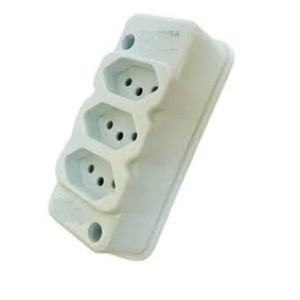 Tomada Barra Tripla 10/20A DRAP