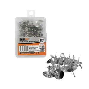 Percevejo Niquelado C/100 BESTFER