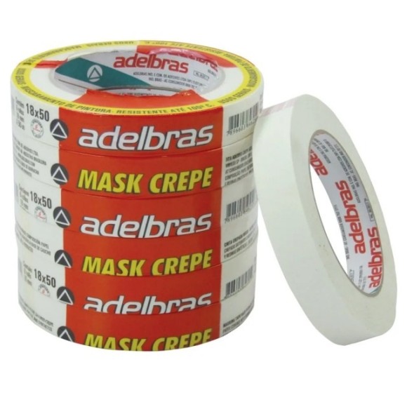 Fita Crepe 18 X 50 C/6 ADELBRAS
