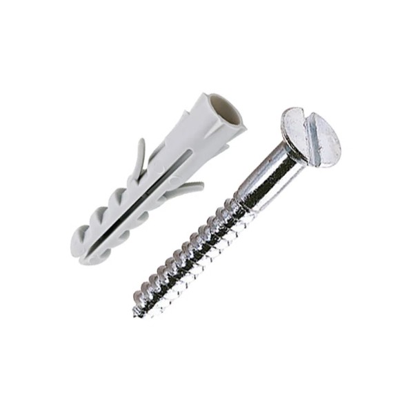 Parafuso Fenda C/Bucha N°6 C/120 BLASKIT