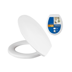 Assento Sanitário Branco SOFT METASUL