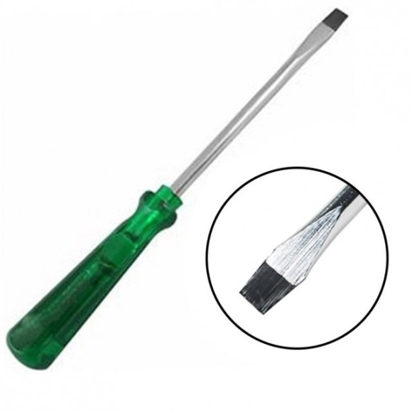 Chave Fenda Verde 1/8 X 4" EDA