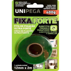 Fita Dupla Face 12X2 400G UNIPEGA