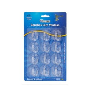 Gancho C/Ventosa C/12 WESTERN