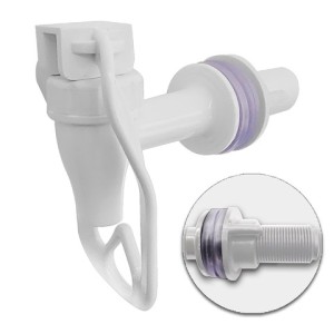 Torneira Bebedouro Haste Longa Branca AGELUX